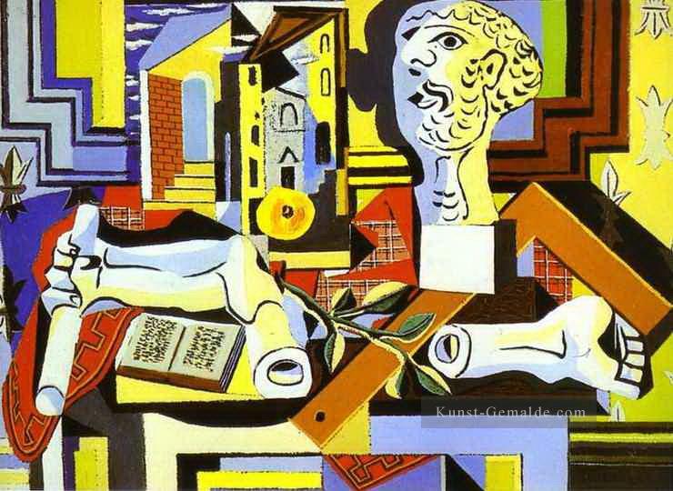 Studio mit Gipskopf 1925 kubist Pablo Picasso Ölgemälde